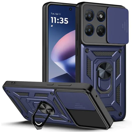 Калъф за Motorola Moto G37 / G47 - CamShield Series - Techsuit - Син