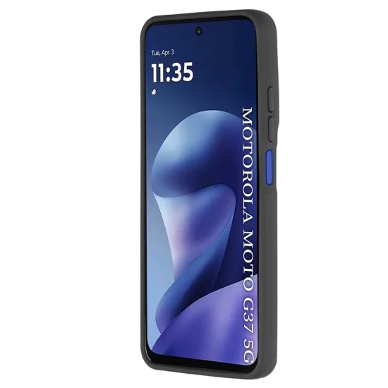 Калъф за Motorola Moto G37 / G47 - Glinth - Techsuit - Черен