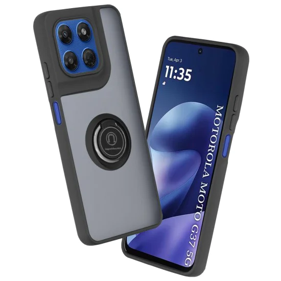 Калъф за Motorola Moto G37 / G47 - Glinth - Techsuit - Черен