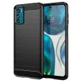 Калъф за Motorola Moto G42 - Carbon Silicone - Черен