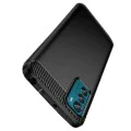 Калъф за Motorola Moto G42 - Carbon Silicone - Черен