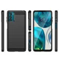 Калъф за Motorola Moto G42 - Carbon Silicone - Черен