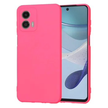 Калъф за Motorola Moto G53 - SoftFlex - Hot Pink