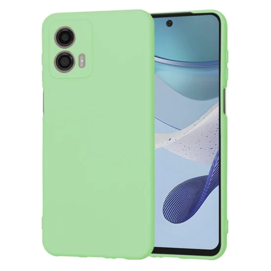 Калъф за Motorola Moto G53 - SoftFlex - Mint Green