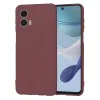 Калъф за Motorola Moto G53 - SoftFlex - Plum Red