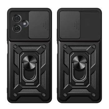 Калъф за Motorola Moto G54 - CamShield Series - черен