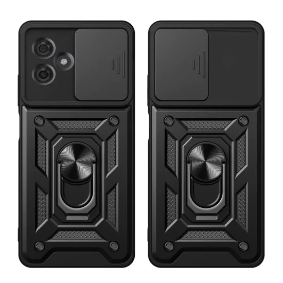 Калъф за Motorola Moto G54 - CamShield Series - черен