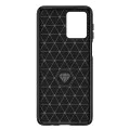 Калъф за Motorola Moto G54 / Moto G54 Power Edition / Moto G64 - Carbon Silicone - Черен