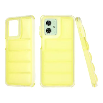 Калъф за Motorola Moto G54 - Wave Shield - Жълт