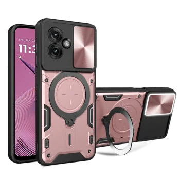 Калъф за Motorola Moto G55 - CamGuard Pro - Rose Gold