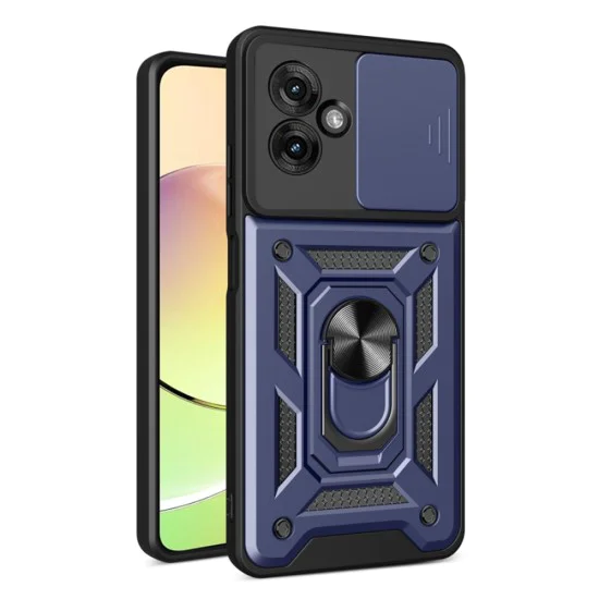 Калъф за Motorola Moto G55 - CamShield Series - Син