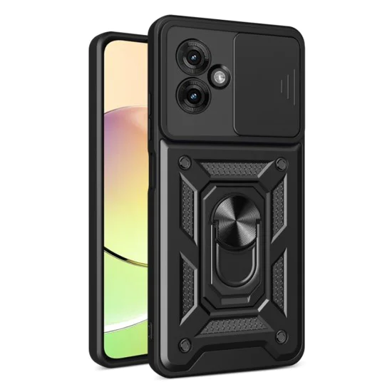 Калъф за Motorola Moto G55 - CamShield Series - черен