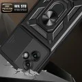 Калъф за Motorola Moto G55 - CamShield Series - черен