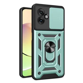 Калъф за Motorola Moto G55 - CamShield Series - зелен