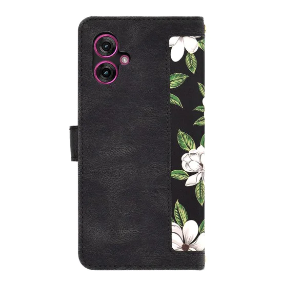 Калъф за Motorola Moto G55 - FlipCraft - Flowers of the Dawn