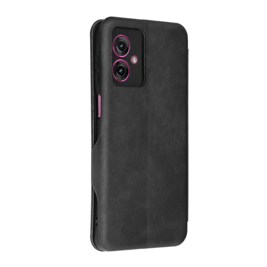 Калъф за Motorola Moto G55 - Safe Wallet Plus - черен