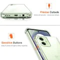 Калъф за Motorola Moto G55 - Удароустойчив Прозрачен Силиконов - Прозрачен