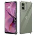 Калъф за Motorola Moto G55 - Удароустойчив Прозрачен Силиконов - Прозрачен