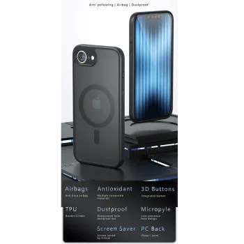 Калъф за Motorola Moto G56 - PureFrost MagSafe - Черен