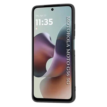 Калъф за Motorola Moto G56 - SoftFlex - Черен