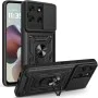 Калъф за Motorola Moto G56 - Techsuit - CamShield Series - Черен