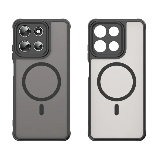 Калъф за Motorola Moto G56 - Techsuit - HaloFrost II MagSafe - Черен