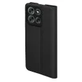Калъф за Motorola Moto G56 - Techsuit - Magskin Book - Черен