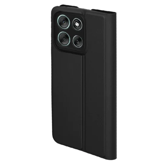 Калъф за Motorola Moto G56 - Techsuit - Magskin Book - Черен