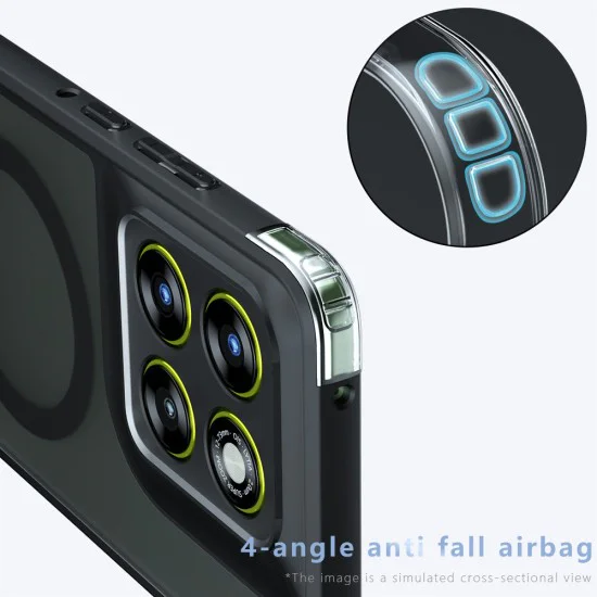 Калъф за Motorola Moto G57 / G67 Power - Techsuit PureFrost MagSafe - Матово черен