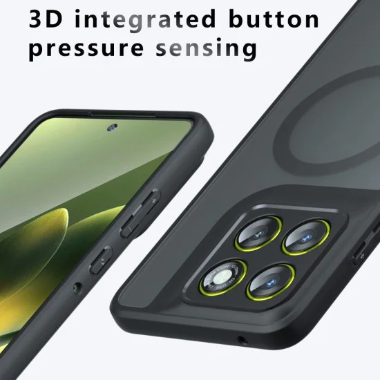Калъф за Motorola Moto G57 / G67 Power - Techsuit PureFrost MagSafe - Матово черен