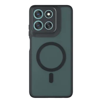 Калъф за Motorola Moto G57 / G67 Power - Techsuit PureFrost MagSafe - Матово черен