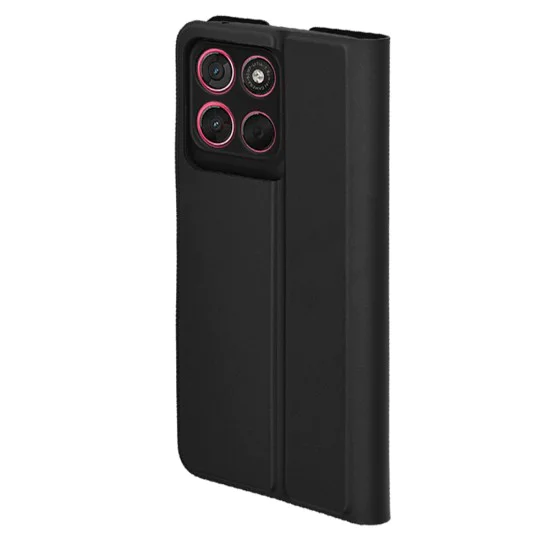 Калъф за Motorola Moto G57 Power / G67 Power - Magskin Book - Techsuit - Черен