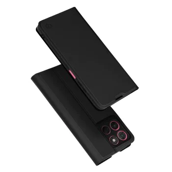 Калъф за Motorola Moto G57 Power / G67 Power - Magskin Book - Techsuit - Черен
