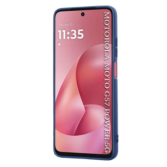 Калъф за Motorola Moto G57 Power / G67 Power - SoftFlex - Techsuit - Син