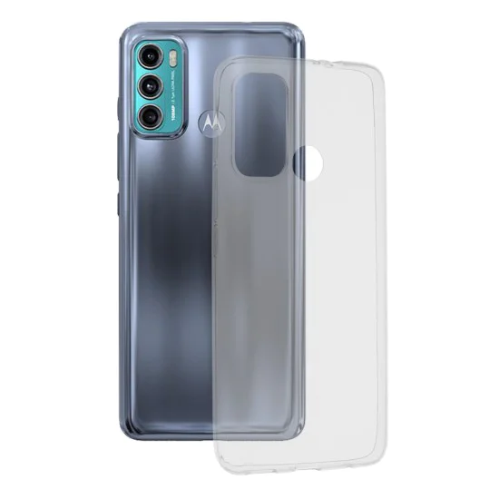 Калъф за Motorola Moto G60 - Безцветен Силиконов - Прозрачен