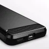 Калъф за Motorola Moto G60 - Carbon Silicone - Черен