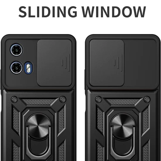 Калъф за Motorola Moto G71 5G - CamShield Series - черен