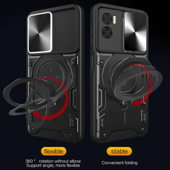 Калъф за Motorola Moto G72 - CamGuard Pro - черен