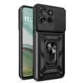 Калъф за Motorola Moto G75 - CamShield Series - черен