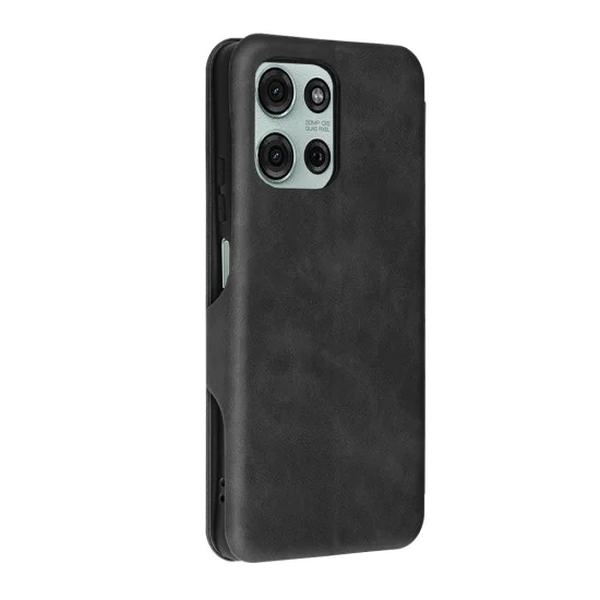 Калъф за Motorola Moto G75 - Safe Wallet Plus - черен