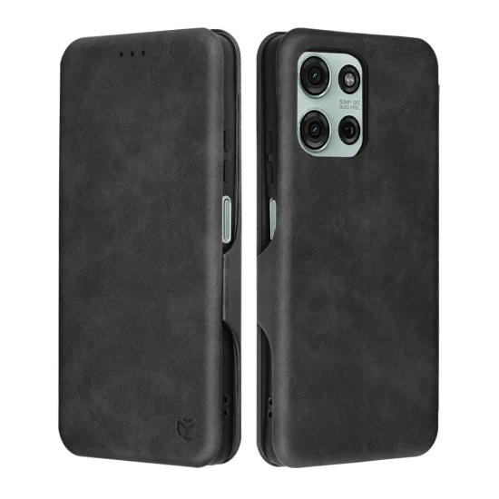 Калъф за Motorola Moto G75 - Safe Wallet Plus - черен