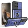Калъф за Motorola Moto G77 / G67 - CamShield Series - Techsuit - Син