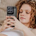 Калъф за Motorola Moto G77 / G67 - Carbon Silicone - Techsuit - Черен