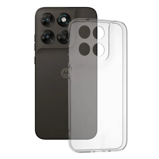 Калъф за Motorola Moto G77 / G67 - Clear Silicone - Techsuit - Прозрачен