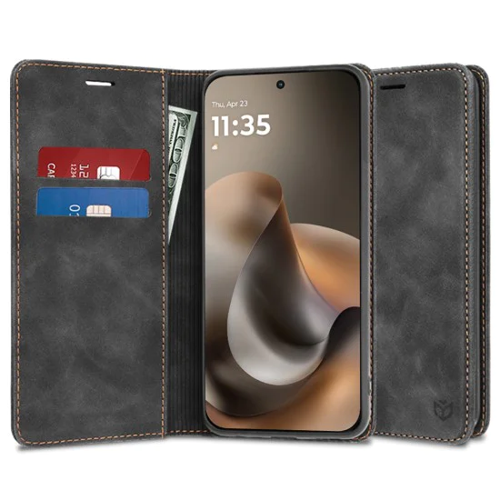 Калъф за Motorola Moto G77 / G67 - Confy Cover - Techsuit - Черен