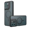 Калъф за Motorola Moto G77 / G67 - PureFrost MagSafe - Techsuit - Матово черен