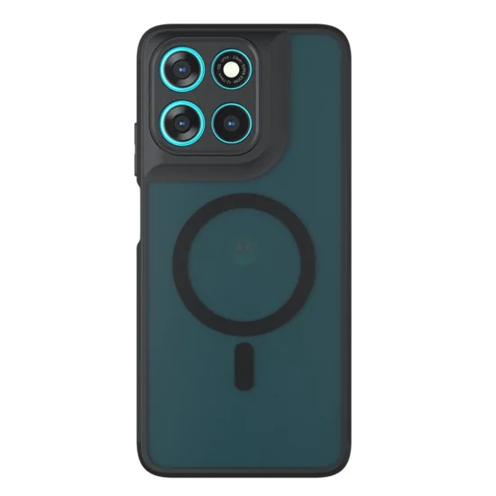 Калъф за Motorola Moto G77 / G67 - PureFrost MagSafe - Techsuit - Матово черен