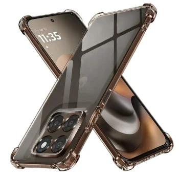 Калъф за Motorola Moto G77 / G67 - Shockproof Clear Silicone - Techsuit - Прозрачен