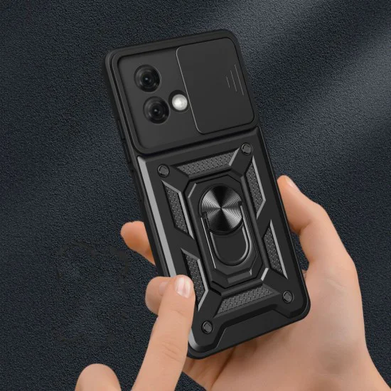 Калъф за Motorola Moto G84 - CamShield Series - черен