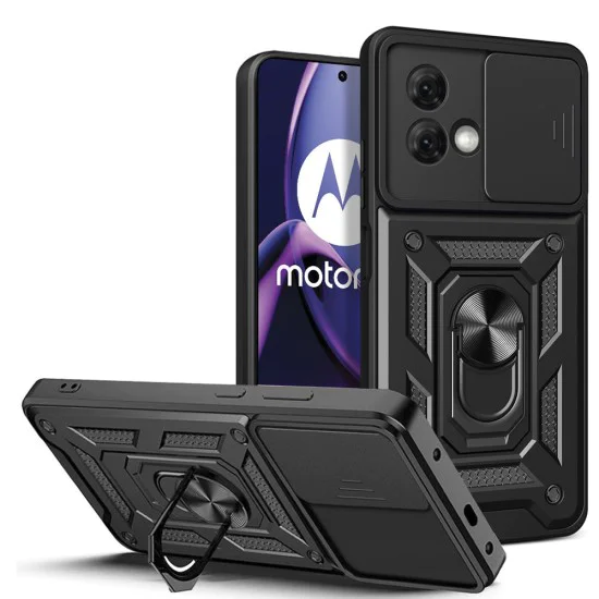 Калъф за Motorola Moto G84 - CamShield Series - черен